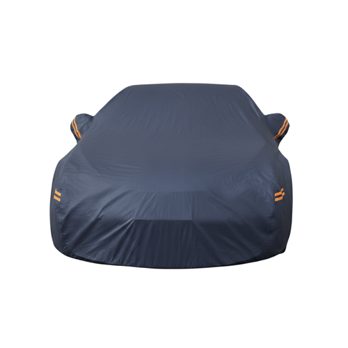 10-Layer Water-Resistant Reflective Vehicle Cover With Straps