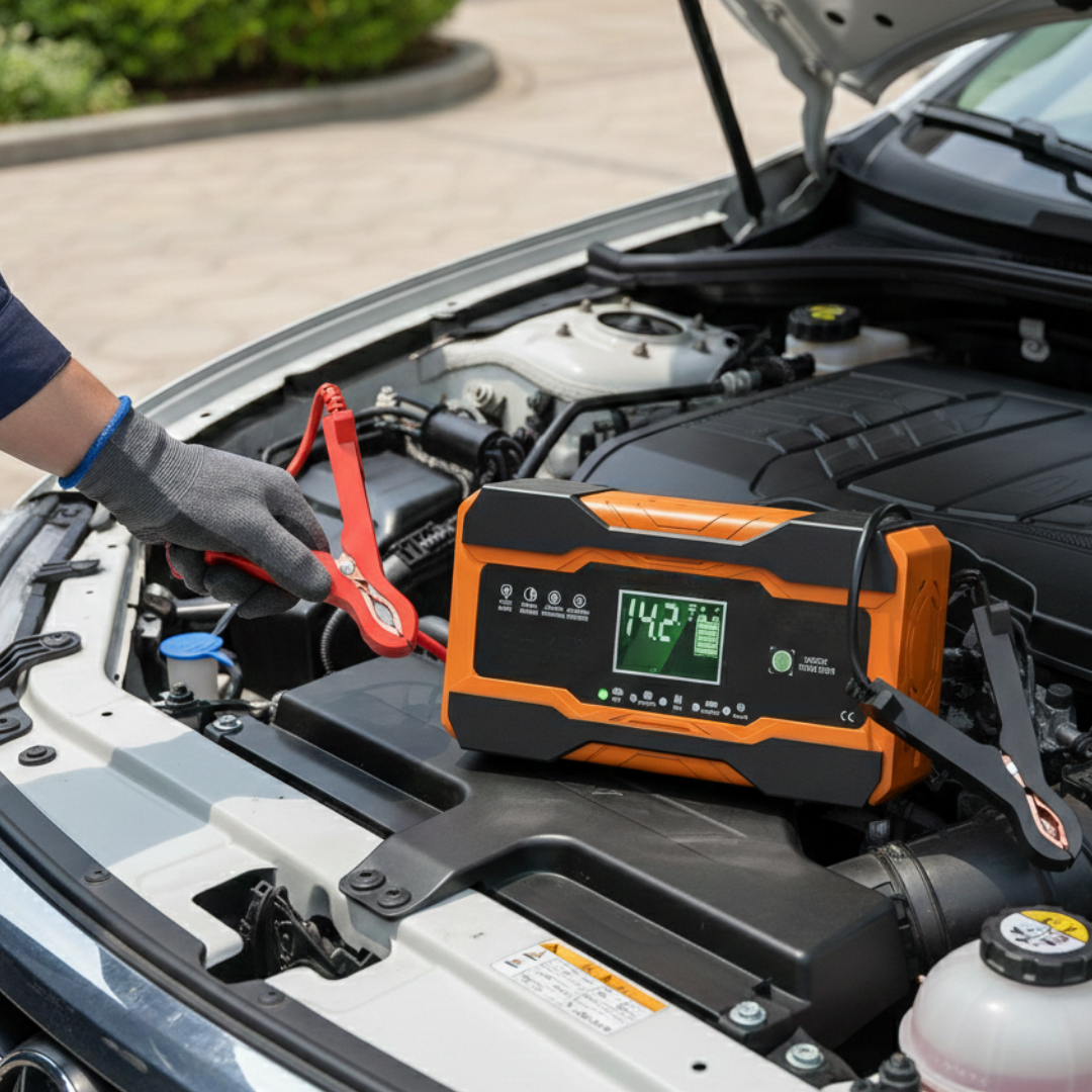 10A 12V/24V Automatic Lead-Acid Battery Charger and Maintainer