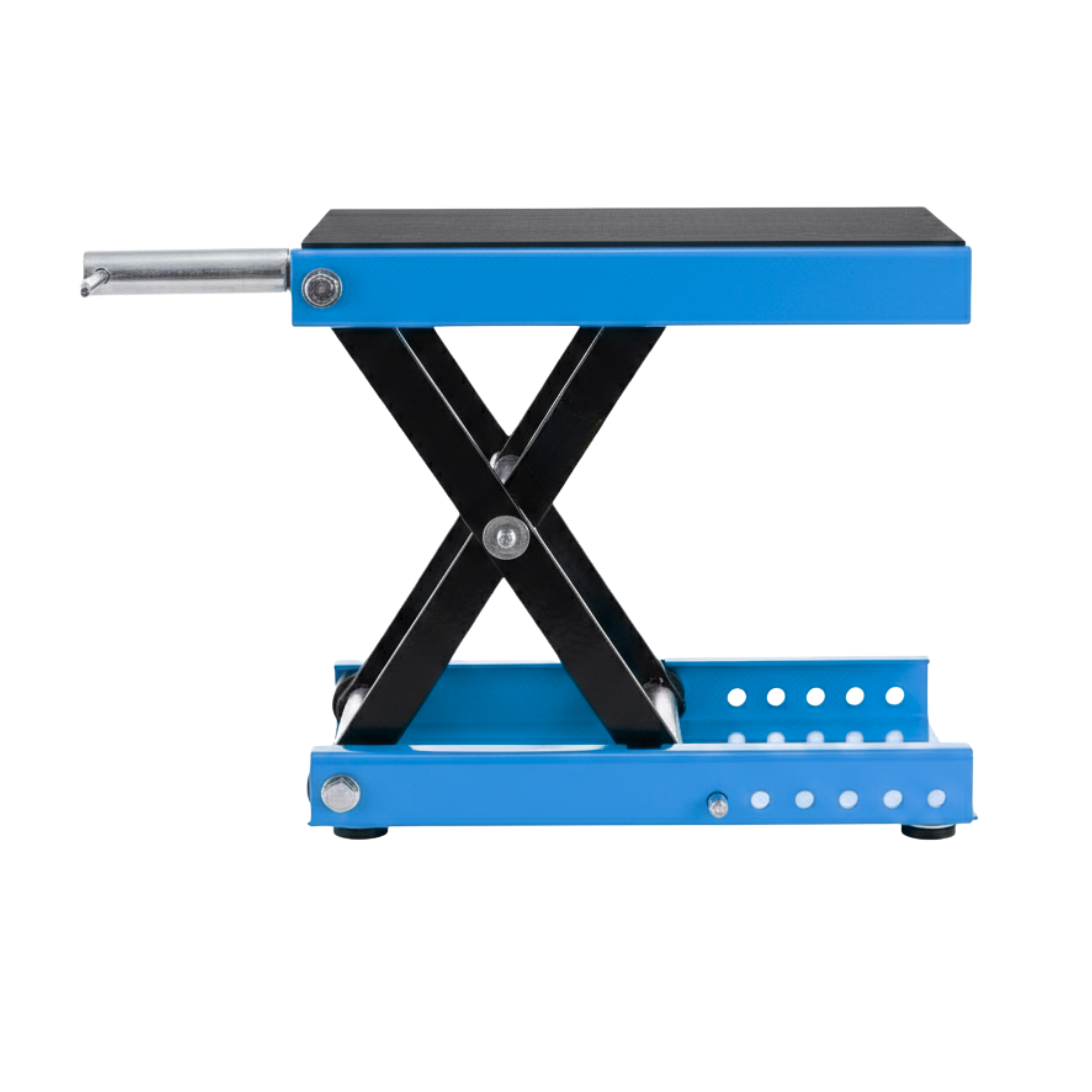 1100 lb Motorcycle Center Scissor Lift Jack, Crank Stand, 3.7-15.7 in