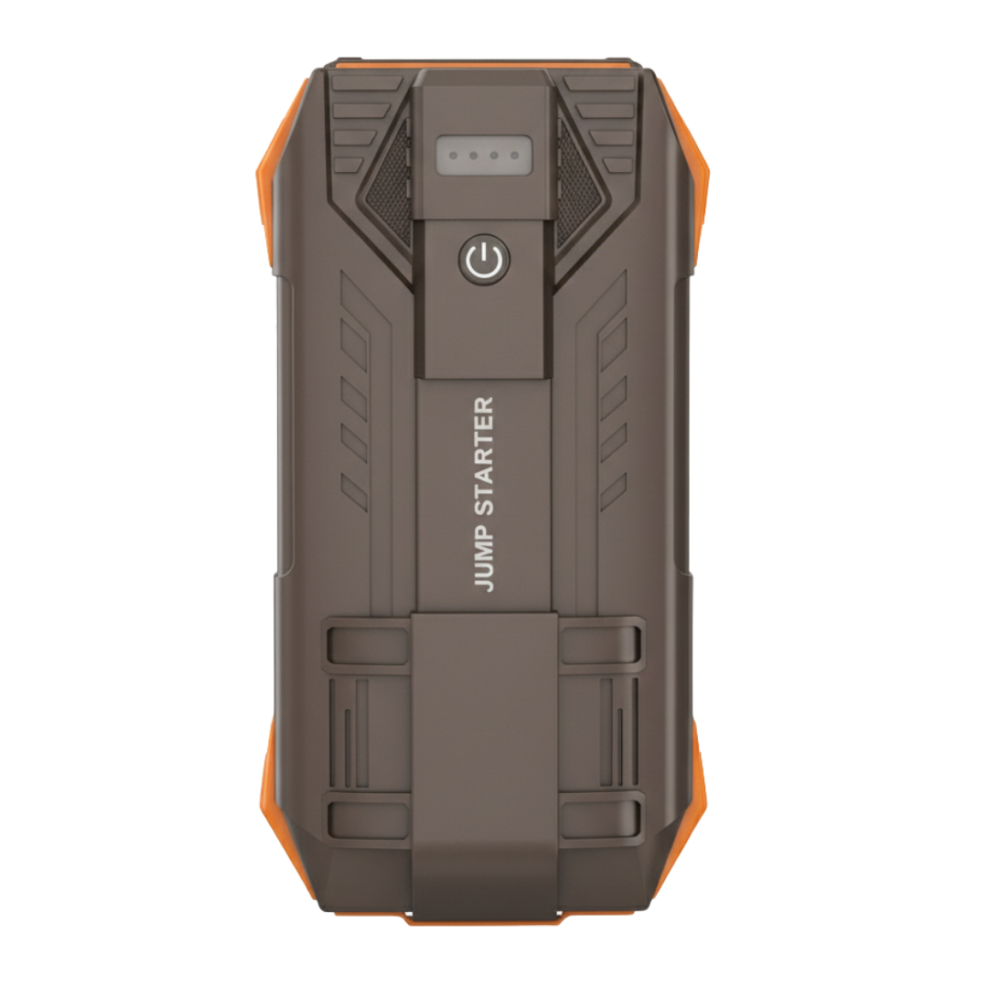 12V Portable Car Jump Starter with Smart Clamps, Dual USB-A Ports