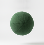 Green Boucle Round Pillow