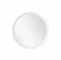White Round Beveled Edge Mirror