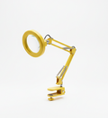 Yellow Multi Angle Magnifying Desk Lamp Hobby Tool