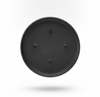 Elegant Black Candle in a Metal Tin