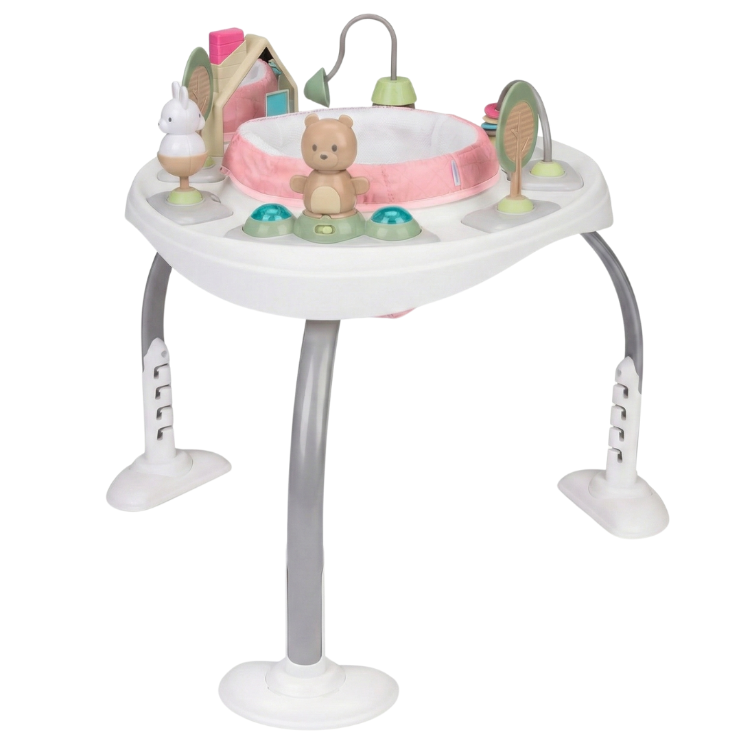 2-in-1 Baby Activity Jumper and Activity Table with Toys for 6–24 Months