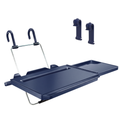 2-in-1 Car Steering Wheel & Headrest Tray for Food, Drink, and Laptop