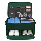 2-Layer Car Storage with Lower Shoe Compartment, Trunk Organizer