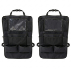 2 Pack Backseat Organizer with Tablet Holder and 9 Storage Pockets