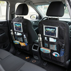 2 Pack Backseat Organizer with Tablet Holder and 9 Storage Pockets