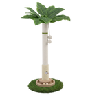 35-Inch Cat Scratcher Tower with Hanging Toys and Track Balls