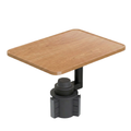 360° Rotating Car Laptop Desk with Cup Holder Base Mount Swivel Plate