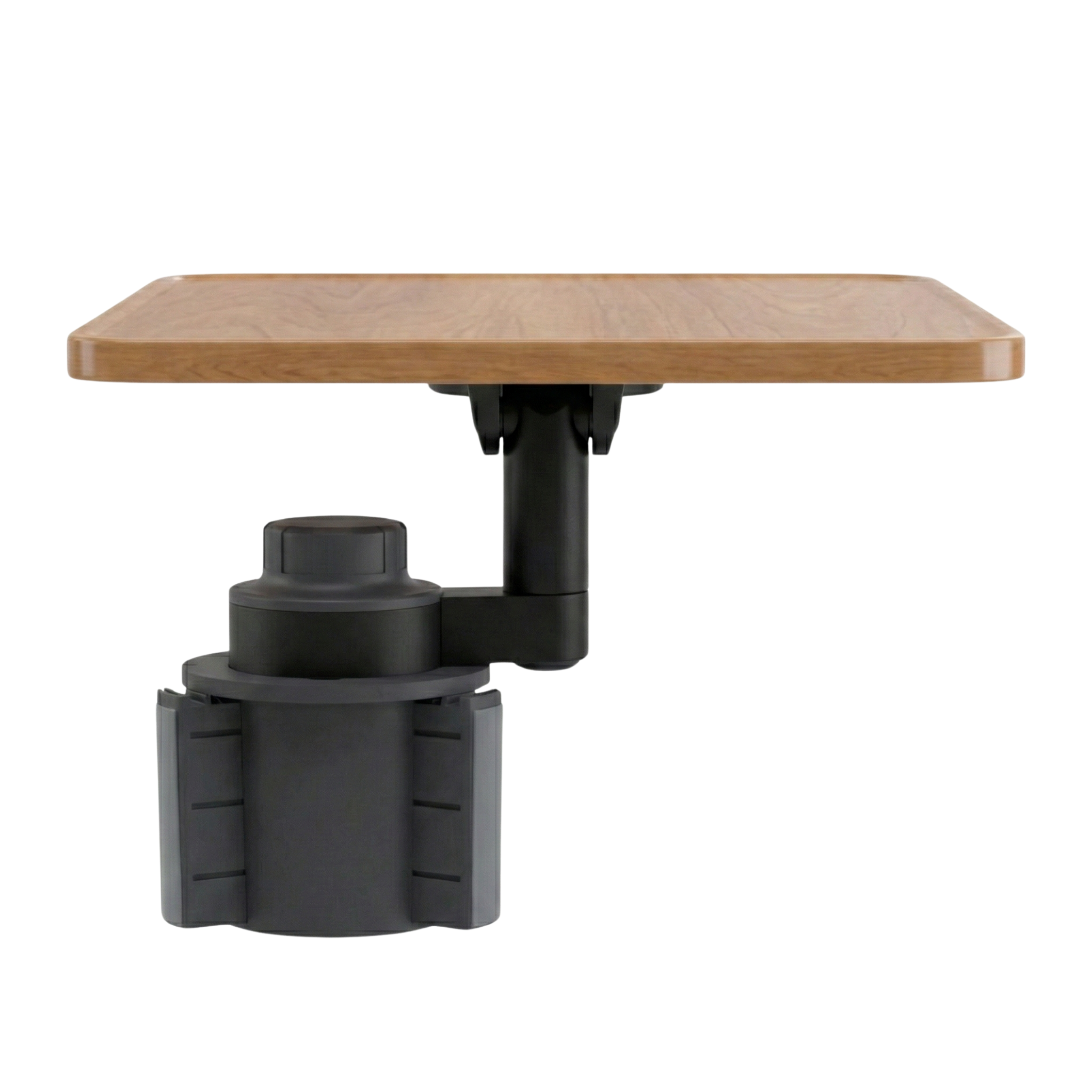 360° Rotating Car Laptop Desk with Cup Holder Base Mount Swivel Plate