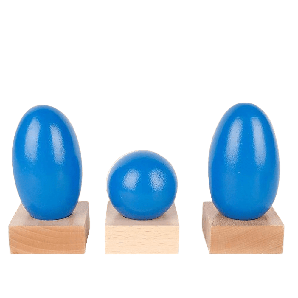 3D Geometric Solids – Durable Wooden Math Learning Set