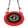 40 Inch Saucer Tree Swing with 900lb Capacity and Hanging Straps