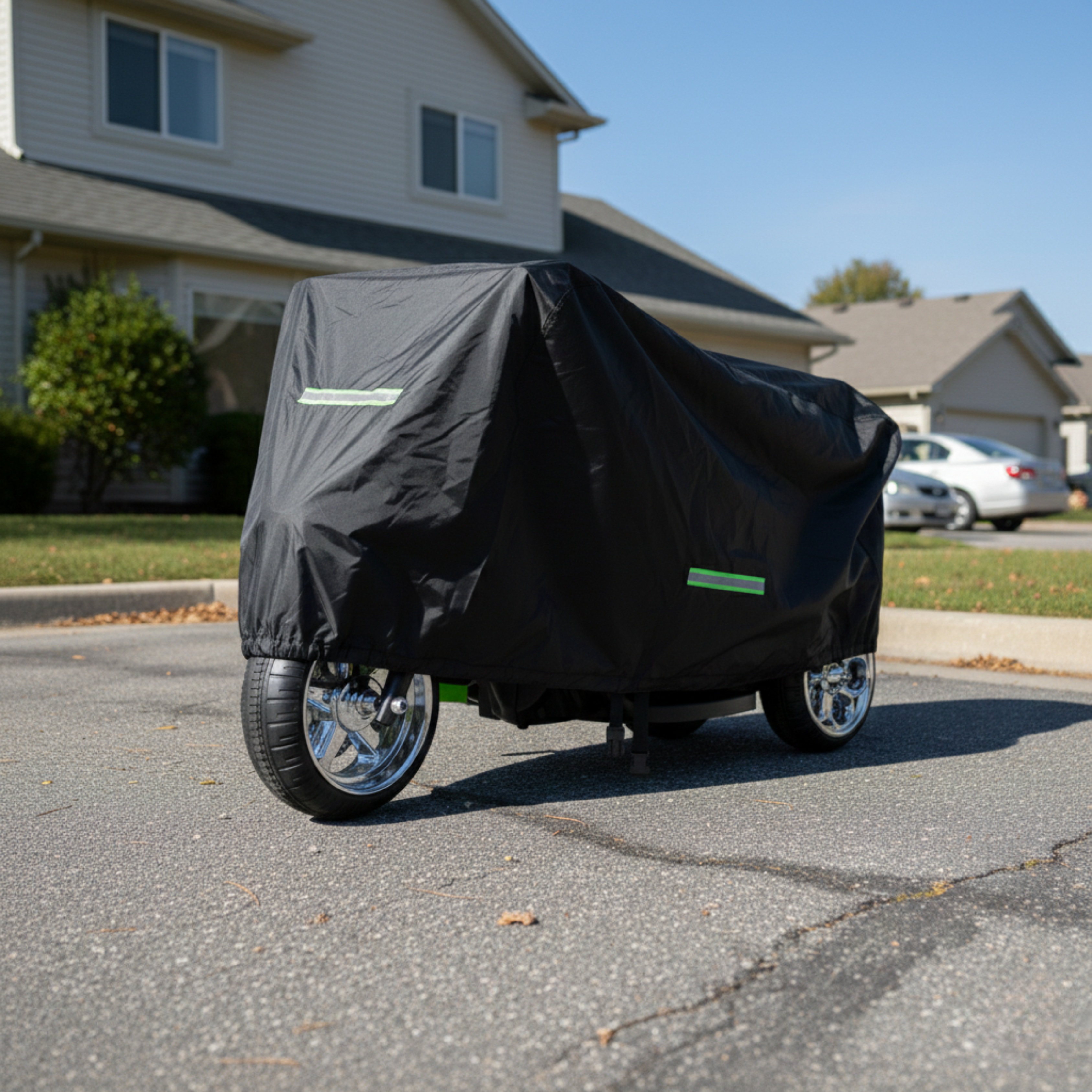 420D Water-Resistant Kids Vehicle Cover with Reflective Strips