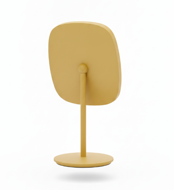 Yellow Accent Vanity Table Mirror