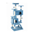 54 Inch Cat Tree with Condos, Platforms, Scratching Posts and Ladder