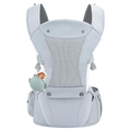 6-in-1 Baby Carrier with Adjustable Waistband, Padded Straps & Bibs