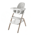 6-in-1 High Chair to Booster & Step Stool, 4 Heights, Compact Fold