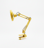 Yellow Multi Angle Magnifying Desk Lamp Hobby Tool