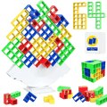 64pcs Tetris Tower Balance Game, Educational Stacking
