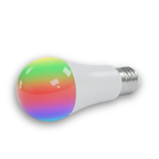 A19 E26 120V RGBWW WiFi Bluetooth Smart LED Bulb, 800 Lumens