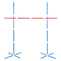 Adjustable Indoor Outdoor Limbo Set - 5.8ft Tall Party Game