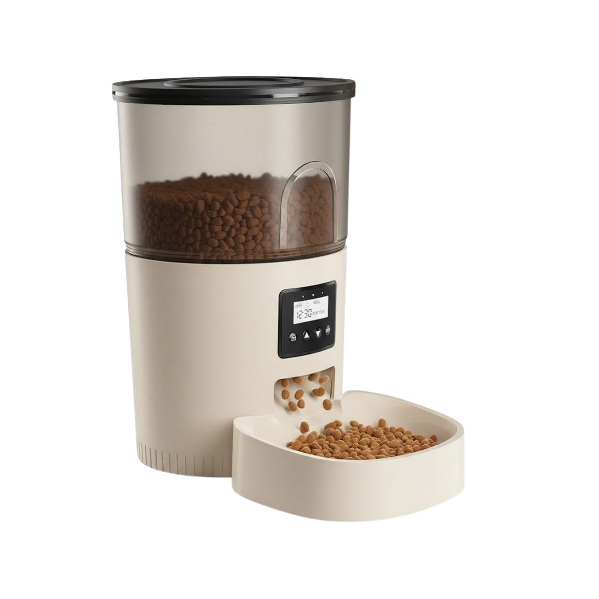 Automatic Cat & Dog Feeder 3L Timed Food Dispenser with Dual Power Supply