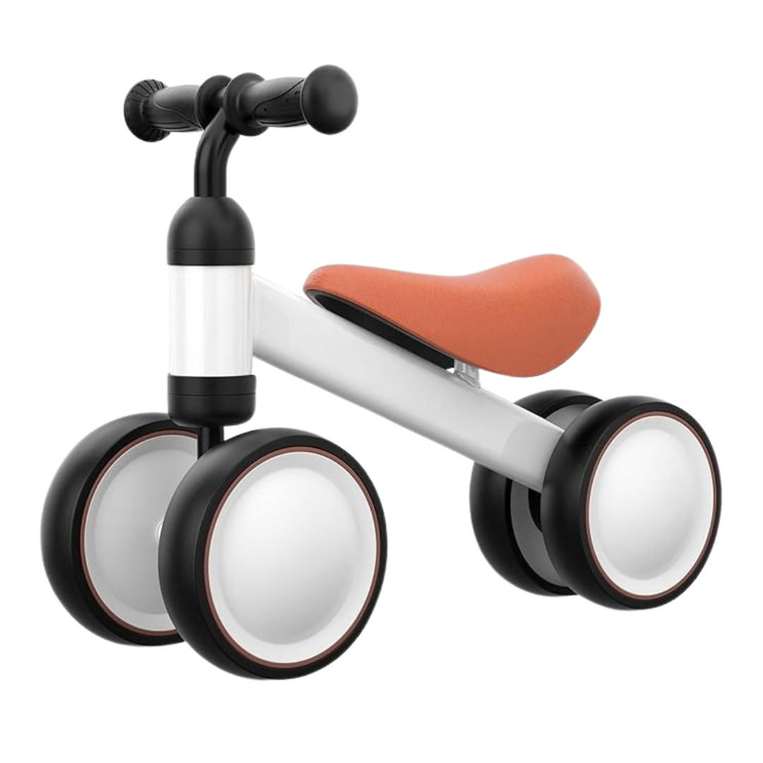 Baby Balance Bike with 4 Wheels for Toddlers Aged 12–24 Months