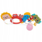 Baby Crib Mobile with 150 Songs, Projector, Night Light, Red