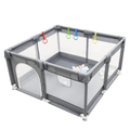 Baby Playpen with Padded Frame, Mesh Walls, Balls & Pull Rings