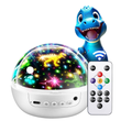 Baby Sensory Light Projector with 3 Films, 31 Colors, and Rotation