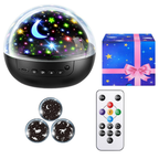 Baby Sensory Light Projector with 3 Films, 31 Colors, and Rotation
