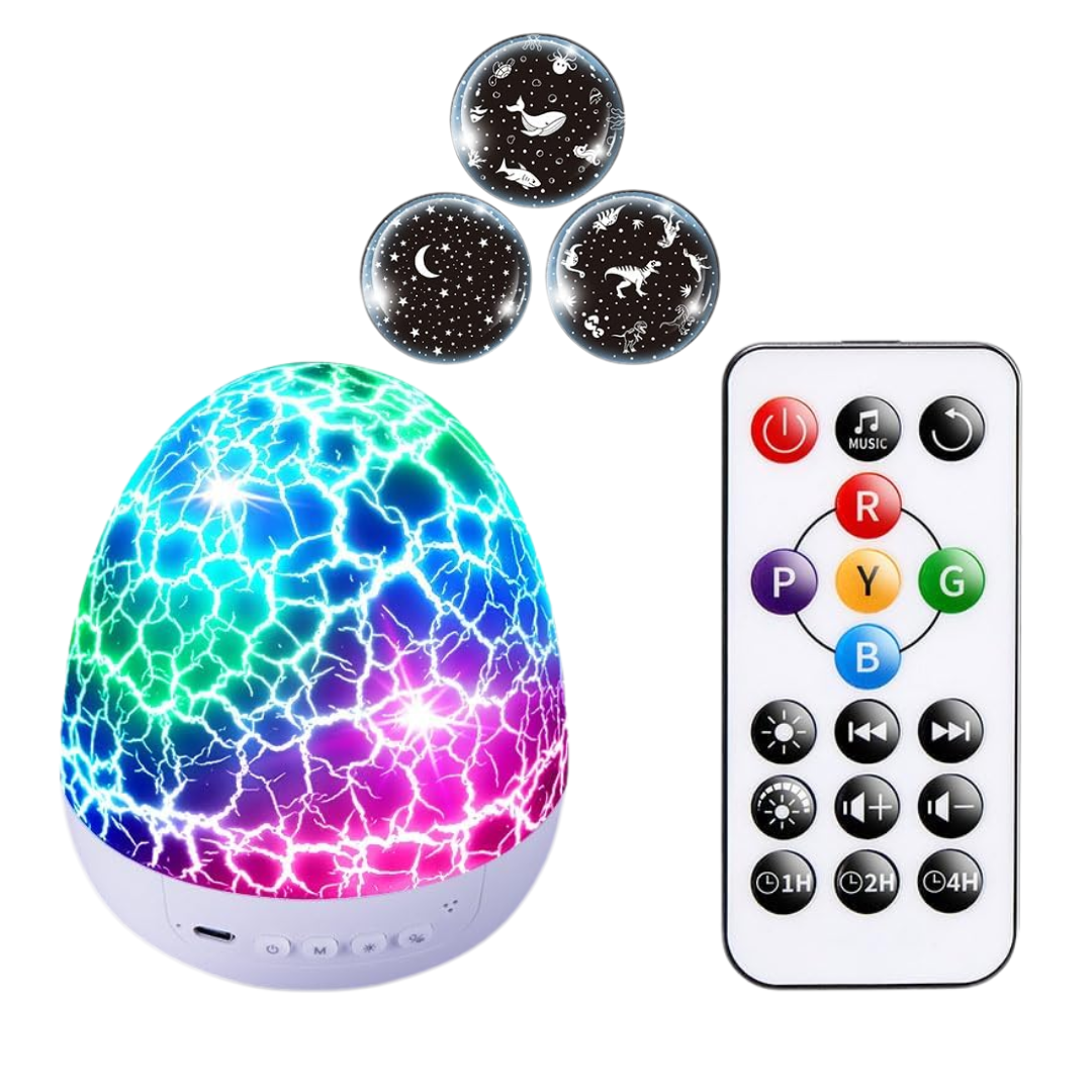Baby Sound Machine Night Light Projector with Sounds and Films