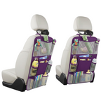 Car Backseat Organizer with 10 Inch Tablet Holder 2 Pack Set