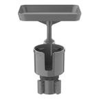 Car Cup Holder Tray with 360° Rotation and Adjustable Expander Base