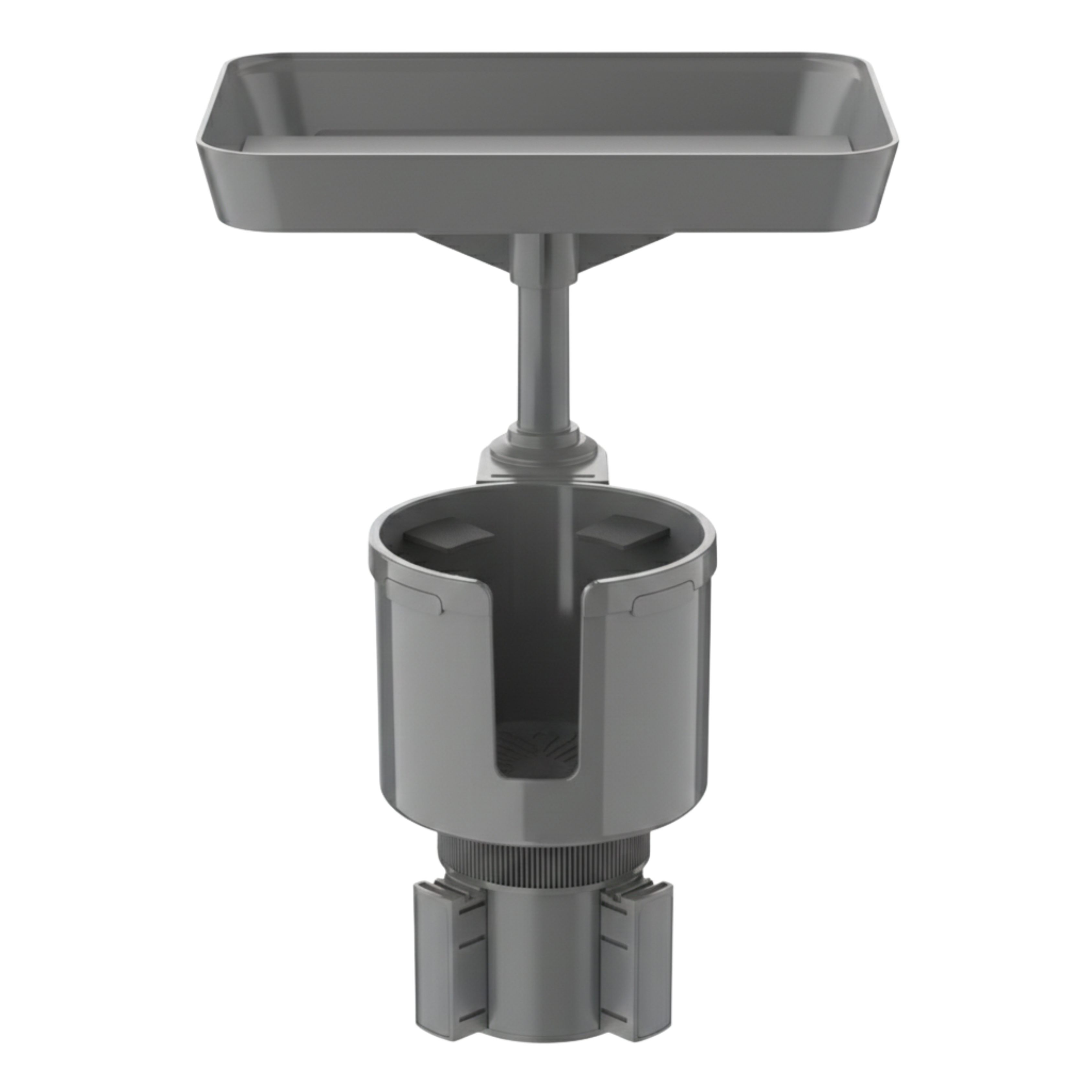 Car Cup Holder Tray with 360° Rotation and Adjustable Expander Base