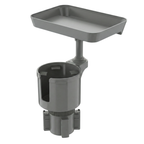 Car Cup Holder Tray with 360° Rotation and Adjustable Expander Base