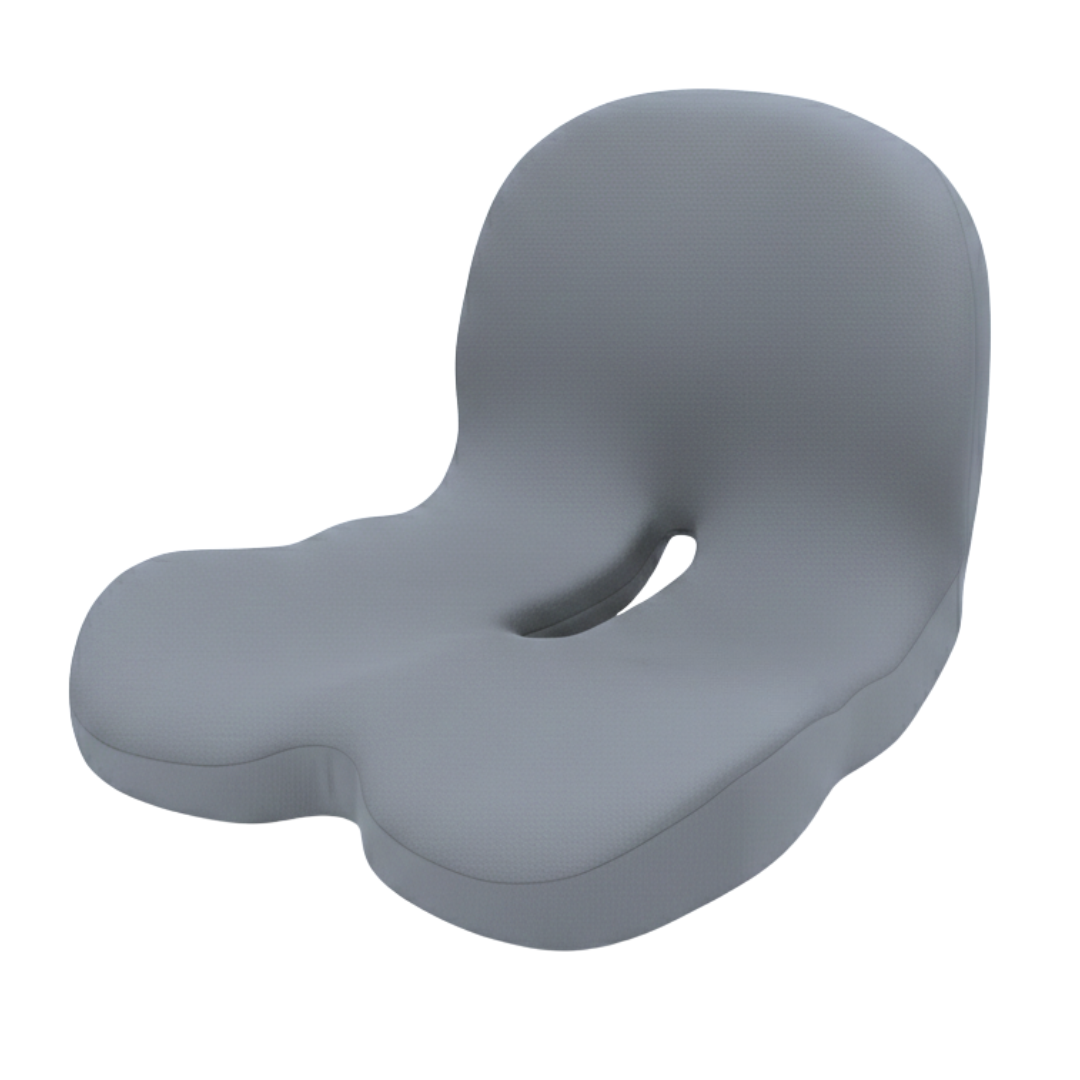 Car Seat Cushion with L-Shaped Memory Foam Insert for Vehicle Seating