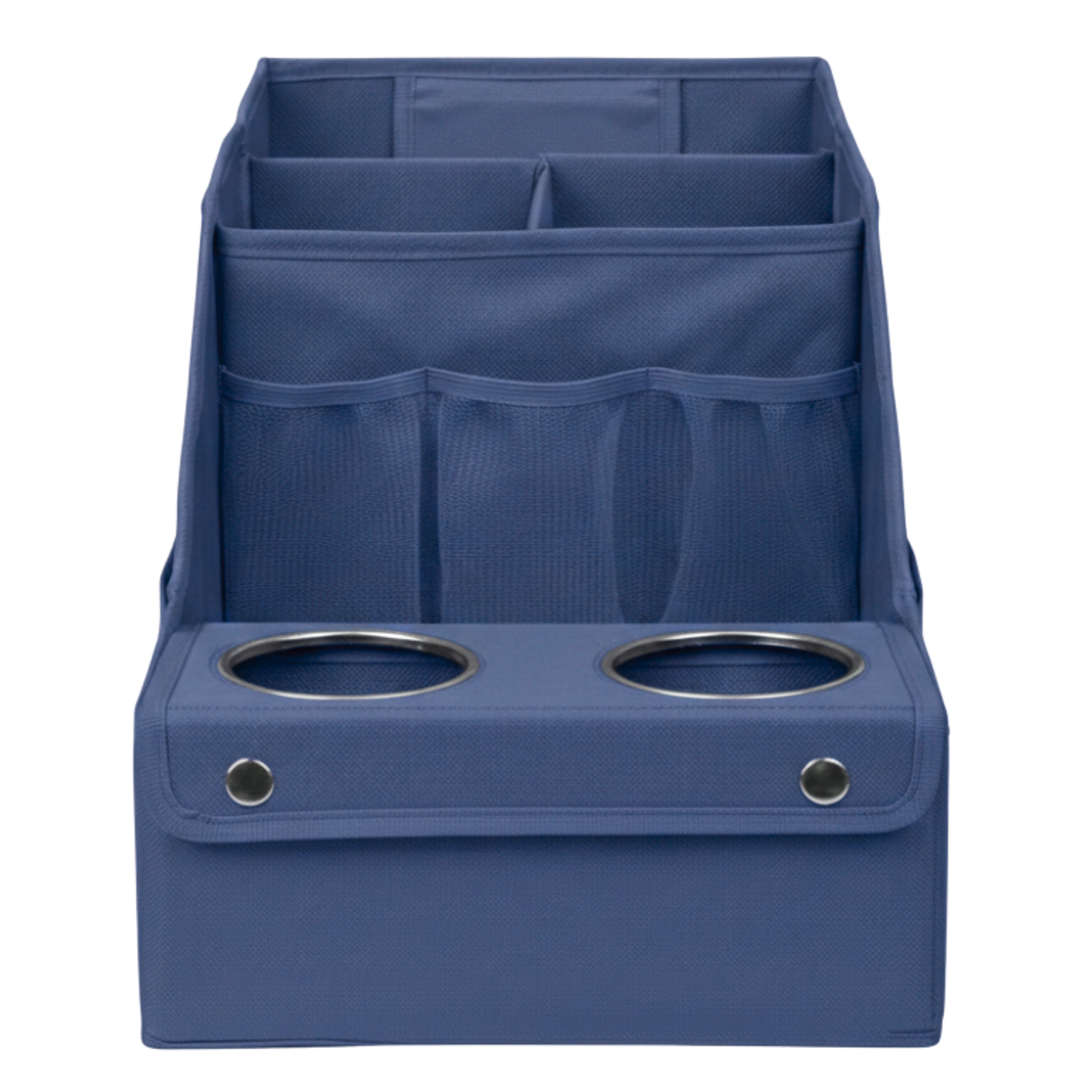 Car Seat Organizer with Storage Compartments & 2 Cup Holders