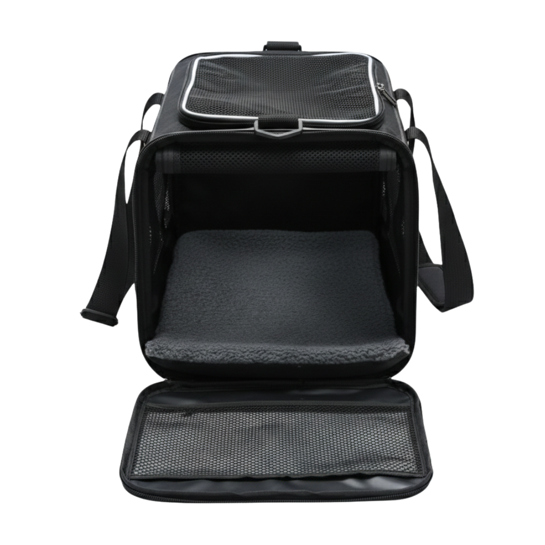 Cat and Dog Carrier Bag with Fleece Bed and Base Insert, 2 Sizes