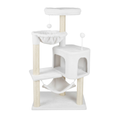 Cat Tree Tower with Condo, Hammock, and Sisal Scratching Posts