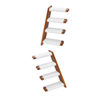 Cat Wall Shelves and Stairs with Sisal Rope for Climbing, 2 Pack