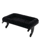 Cat Window Sill Perch with Zipper Cushion, Wood and Metal Frame