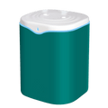 Cold Mist Humidifier 2L, USB Air Purifier for Bedroom, Green & White