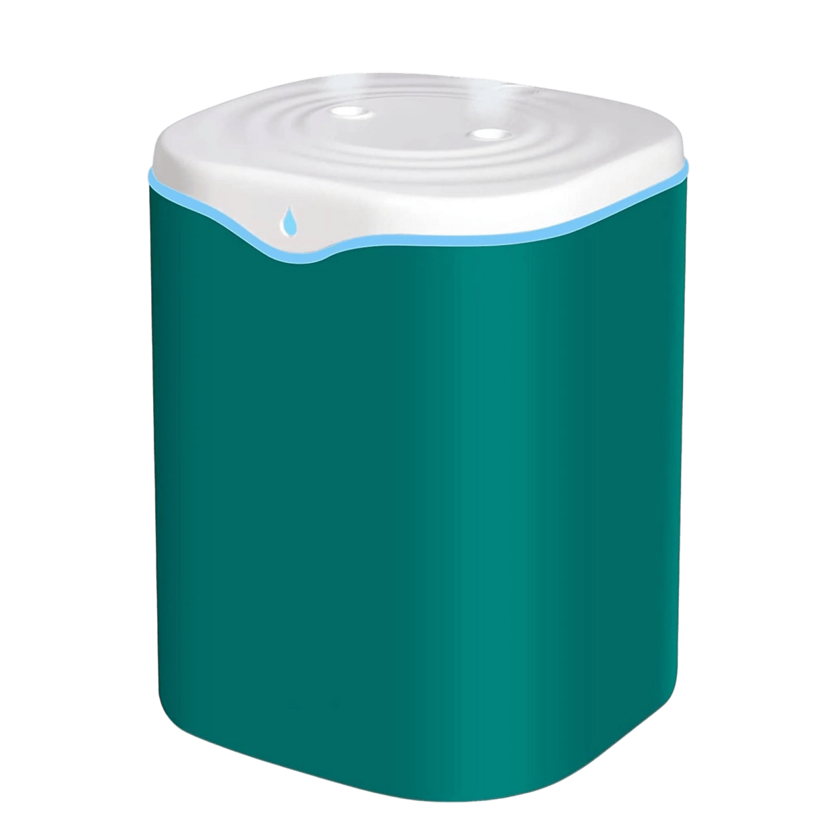 Cold Mist Humidifier 2L, USB Air Purifier for Bedroom, Green & White