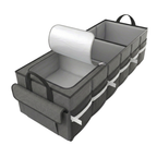 Collapsible Car Trunk Organizer with Leak-Resistant Cooler Compartment