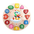 Colorful Wooden Clock for Easy Time Learning