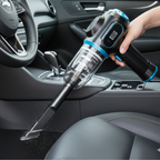 Cordless Car Vacuum 17,000 Pa, HEPA, USB-C, LCD, Multi-Nozzle