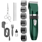 Cordless Pet Hair Clippers with Stainless Steel Blades and Guides